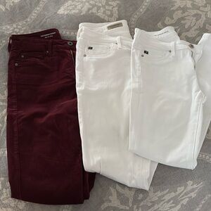 3 pairs of AG jeans